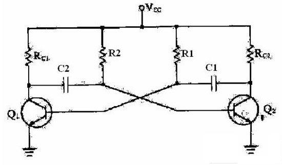 三極管的多諧振蕩電路