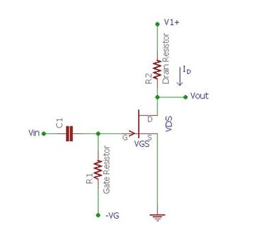 結型場效應管偏置方式