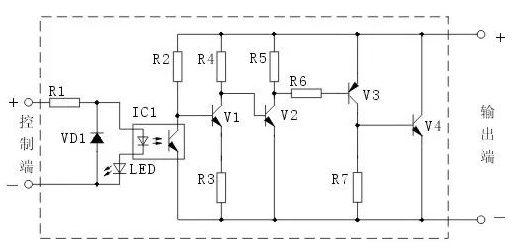 固態(tài)繼電器原理圖